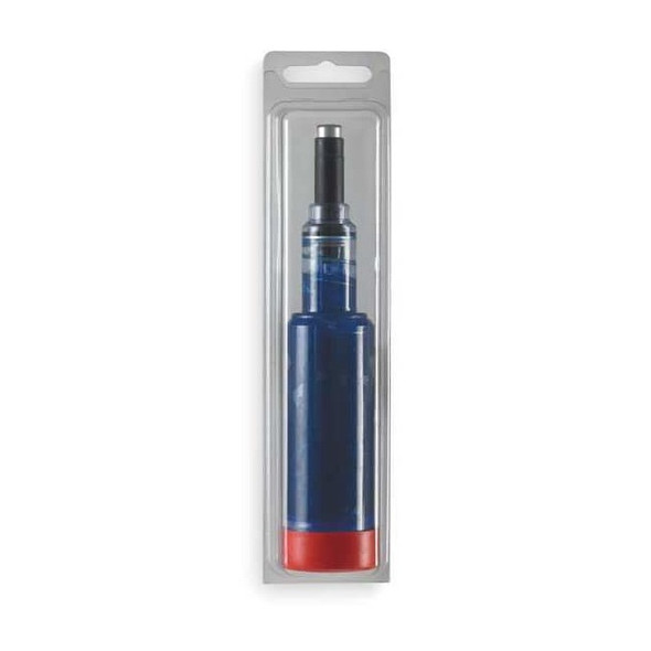 Grease Gun, Push-Action Handle, Filler Pump Load, Manual, 56 stroke/oz, Blue