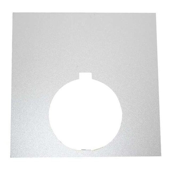 Eaton Blank Legend Plate,Black/White or Silver 10250TLP76