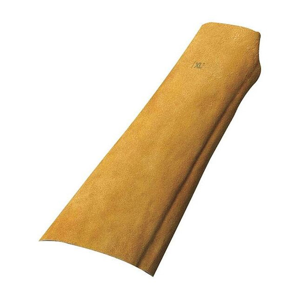 Bdg Welding Sleeve, Leather, 8 1/2 in Length, Beige, Straight Cuff 64-1-SLF-XL