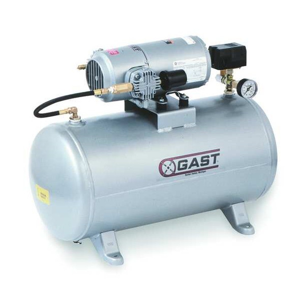 Gast Electric Air Compressor,Tank Mounted 3HBB-69T-M300AX