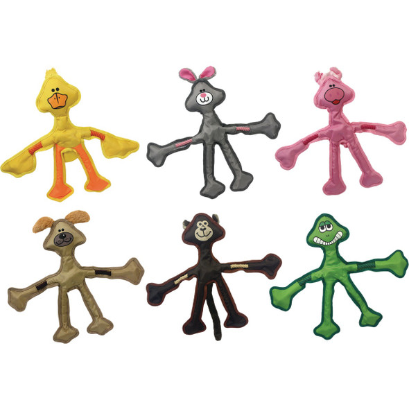 Multipet Skele-Ropes 15 In. Tug Rope Dog Toy MP3315 15