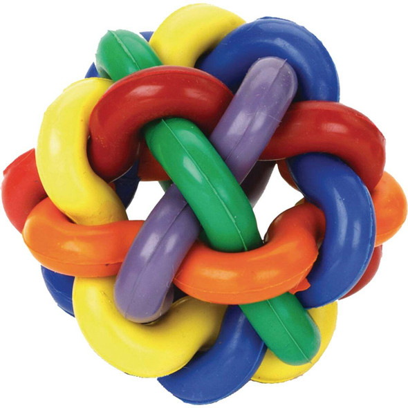 Multipet Nobbly Wobbly 4 In. Ball Dog Toy MP1020 04