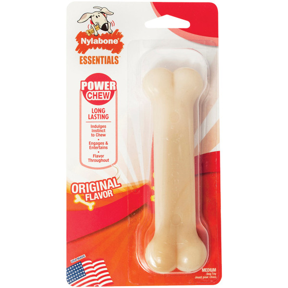 Nylabone Original Flavor Power Chew Durable Medium Dog Toy NW103WX