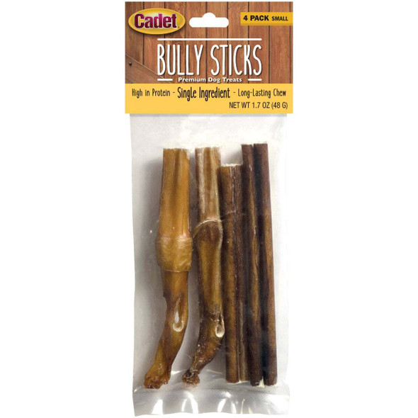 Cadet Bully Sticks Small Dog Treat (4-Pack) C32000X