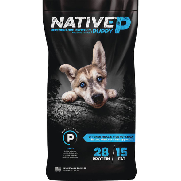Native Puppy Performance Nutrition 40 Lb. Dry Dog Food 3903