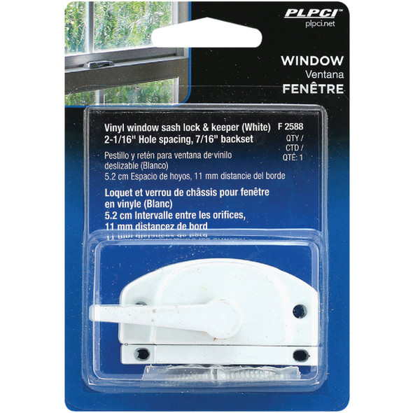 Prime-Line Window Sash Lock With Keeper F 2588 250850