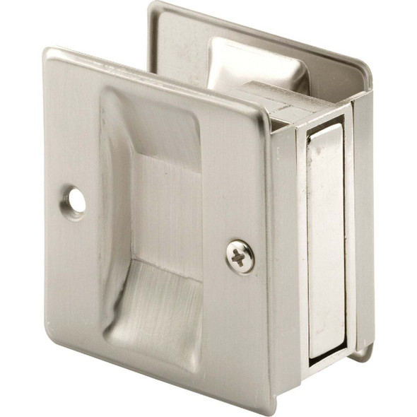 Prime-Line 2-3/4 Satin Nickel Pocket Door Pull N 7238