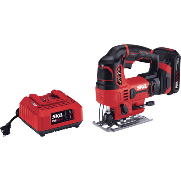 SKIL PWRCore 20V Lithium-Ion 2.0 Ah Cordless Jig Saw Kit JS820302