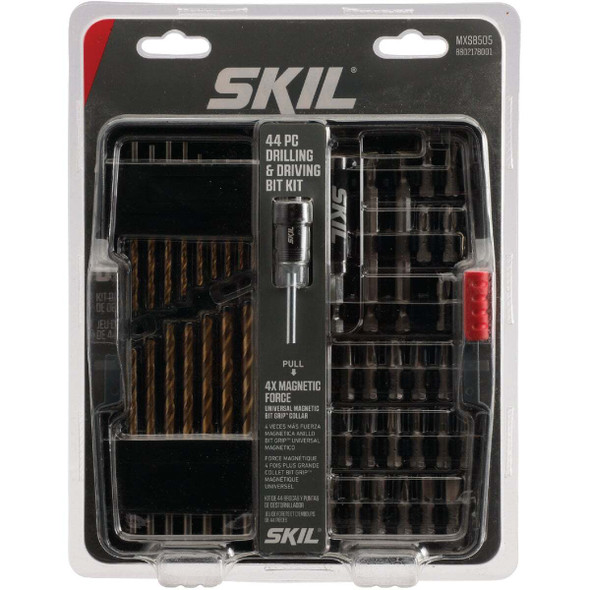 SKIL Drill & Drive Set with Bit Grip Magnetic Bit Collar (44-Piece) MXS8505