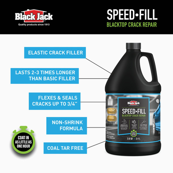 Black Jack Speed-Fill 1 Gal. Elastic Crack Filler 6438-9-34 797576