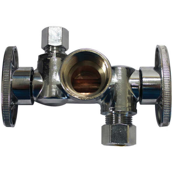 Keeney Qtr 1/2fipx3/8x1/4 Valve K2902DHLF
