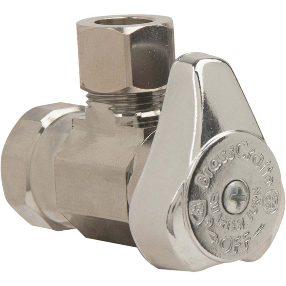 BrassCraft 3/8"fipx3/8"od Cmp Valve G2R15X C1