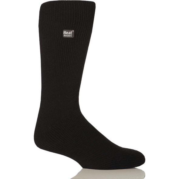 Heat Holders Men's 7 to 12 Black Thermal Sock MHHORGBLK - BLACK