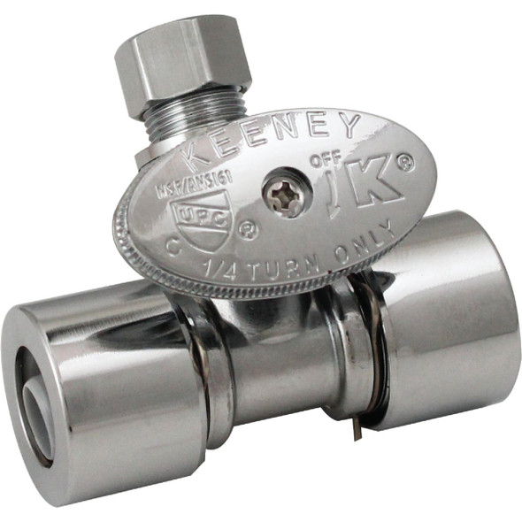 Keeney Qt in Vlv 1/2 X 1/2 X3/8 K2802PCPO