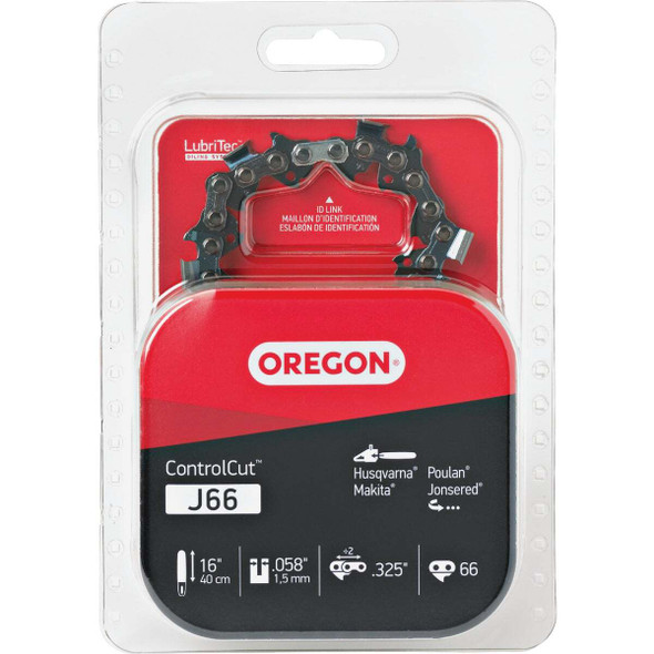 Oregon ControlCut 16 In. 66-Link 0.058 In. ga Chainsaw Chain J66