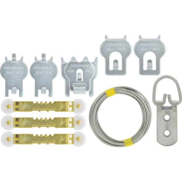 High and Mighty 20 Lb. to 60 Lb. Picture Hanger Kit (13-Piece) 515312 200094