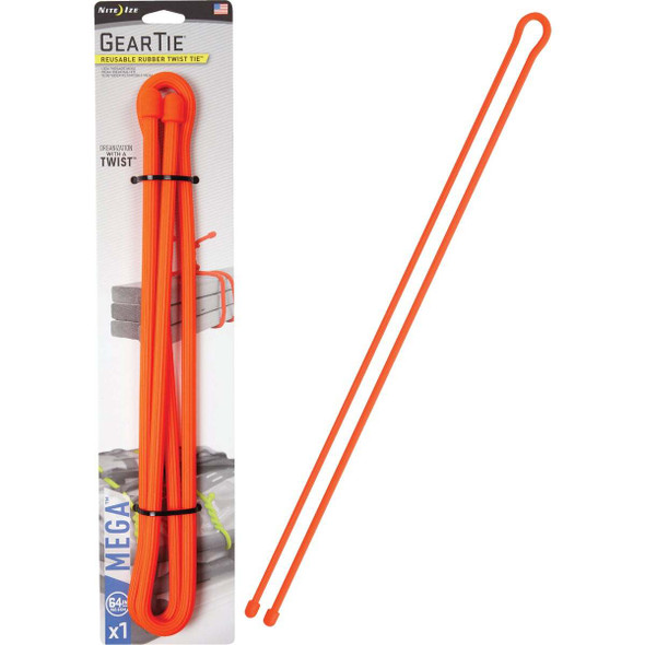 Gear Tie 64 In. Mega Twist Tie - Bright Orange GTM64-31-R6