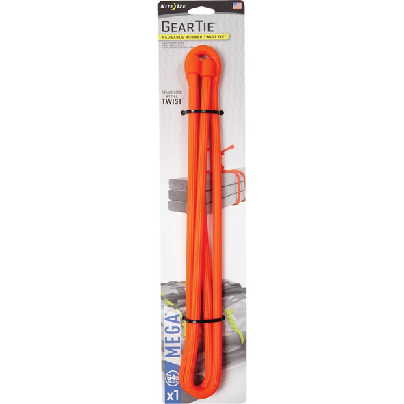 Gear Tie 64 In. Mega Twist Tie - Bright Orange GTM64-31-R6 201511