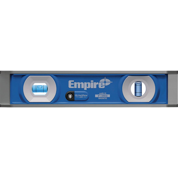 Empire 9 In. Aluminum Magnetic UltraView LED Torpedo Level EM95.10
