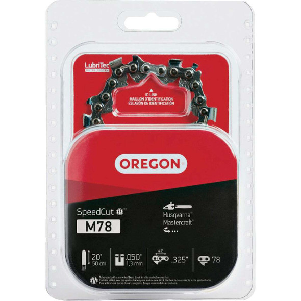 Oregon SpeedCut 20 In. 78-Link Chainsaw Chain M78