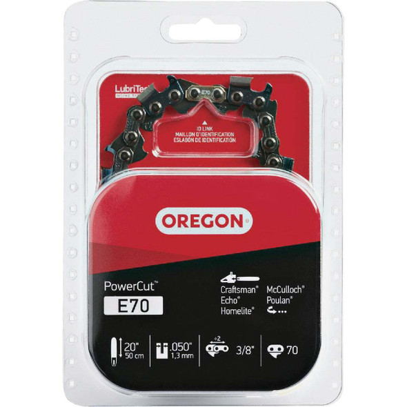 Oregon PowerCut 20 In. 70-Link Chainsaw Chain E70