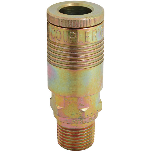 Milton 1/2 In. MNPT Steel Coupler S-1816