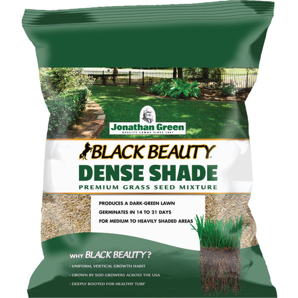 Jonathan Green Black Beauty 7 Lb. 2100 Sq. Ft. Coverage Dense Shade Grass Seed Jonathan Green Black Beauty 7 Lb. 2100 Sq. Ft. Coverage Dense Shade Grass Seed