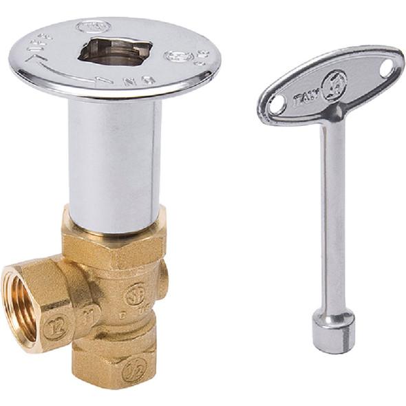 ProLine Angle Pattern 98,000 BTU Chrome Plated Brass Log Lighter Gas Valve