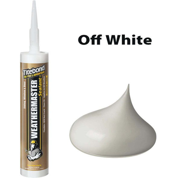 Titebond WeatherMaster 10 Oz. Polymer Sealant, 45501 Off White 45501