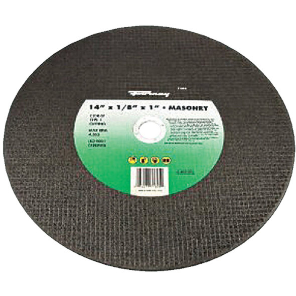 Forney Type 1 14 In. x 1/8 In. x 1 In. Masonry/Asphalt Cut-Off Wheel 71895