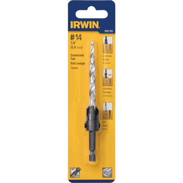 Irwin #14 - 15/64 In. Wood Countersink Irwin #14 - 15/64 In. Wood Countersink