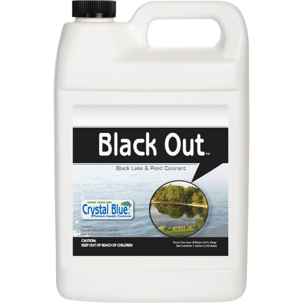 Black Out 1 Gal. 1-Acre Reflective Lake & Pond Colorant 00311