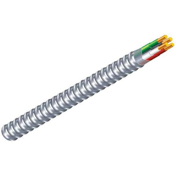 Southwire 25 Ft. 14-3 MC Armored Cable Electrical Wire 68582621 521821