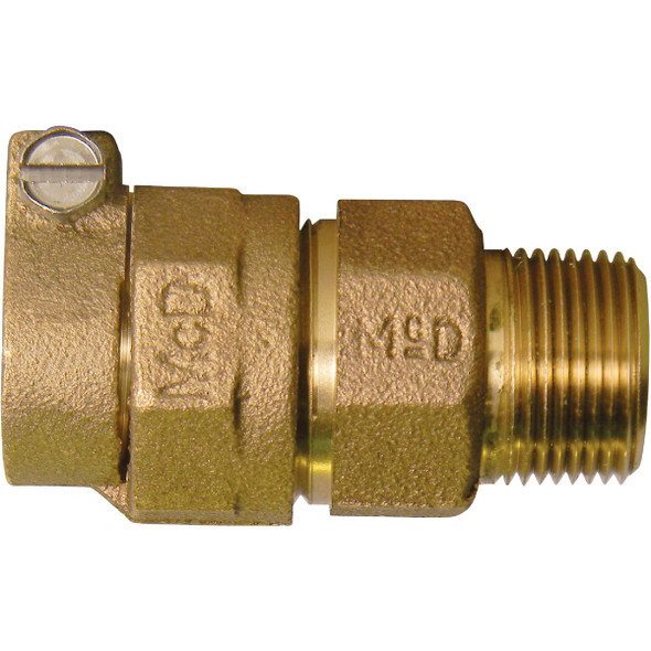 Anderson Metals 1 In. CTS X 3/4 MIPT Low Lead Connector 9681216LFBAG