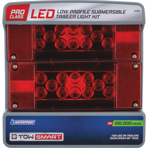 TowSmart ProClass LED Low Profile Submersible Trailer Light Kit 1431