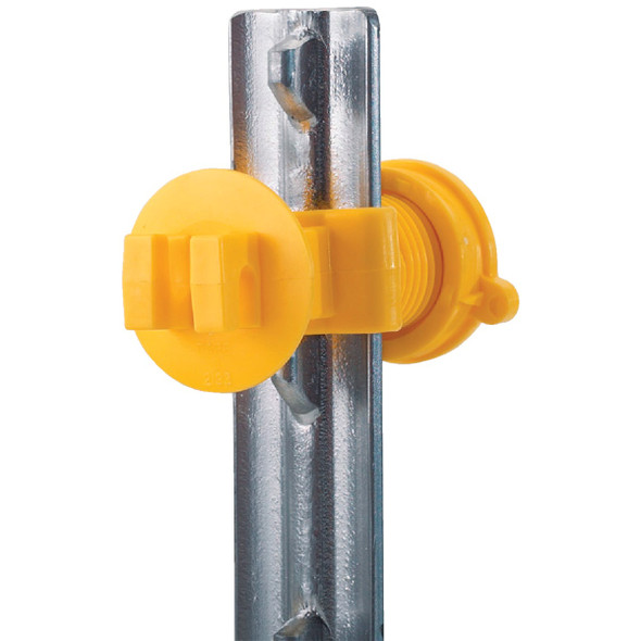 Dare Screw-On Yellow Polyethylene Electric Fence Insulator (25-Pack) 2193-25