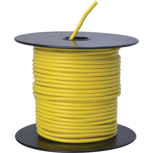 ROAD POWER 100 Ft. 14 Ga. PVC-Coated Primary Wire, Yellow 55670823