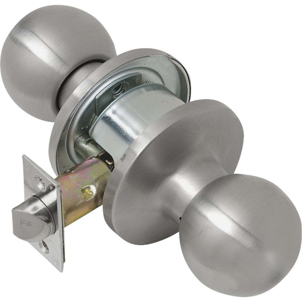 Tell Satin Stainless Steel Hall & Closet Door Knob CL100051