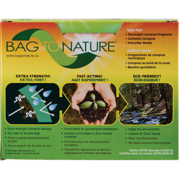 Bag To Nature 33 Gal. Green Compostable Houston Approved Lawn & Leaf Bag (10-Count) Bag To Nature 33 Gal. Green Compostable Houston Approved Lawn & Leaf Bag (10-Count)