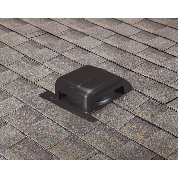 Airhawk 40 In. Black Galvanized Steel Slant Back Roof Vent RVG40010 Pack of 9 124044