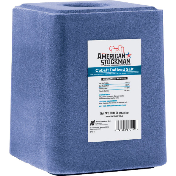 American Stockman 50 Lb. Cobalt Mineral Block 87014