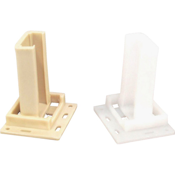 United States Hardware 2-1/8" Rear Plastic Track Socket (2-Pack) WP-9871C