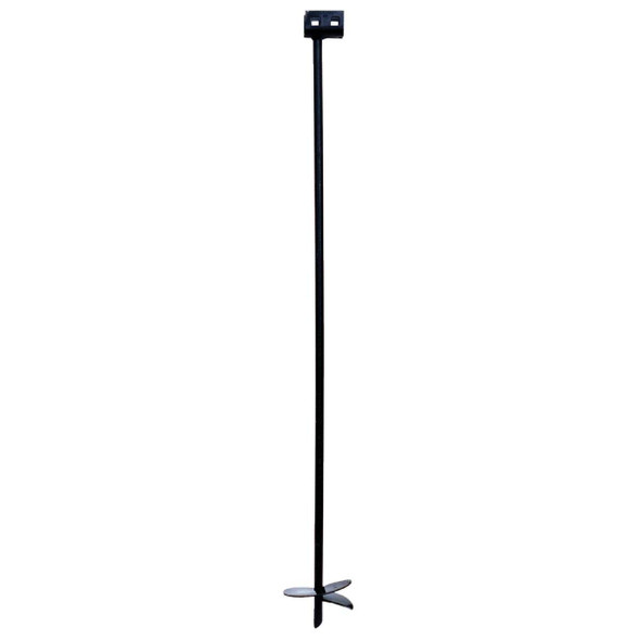 Tie Down 6 In. x 48 In. Black Iron Double Head Earth Anchor 59080L