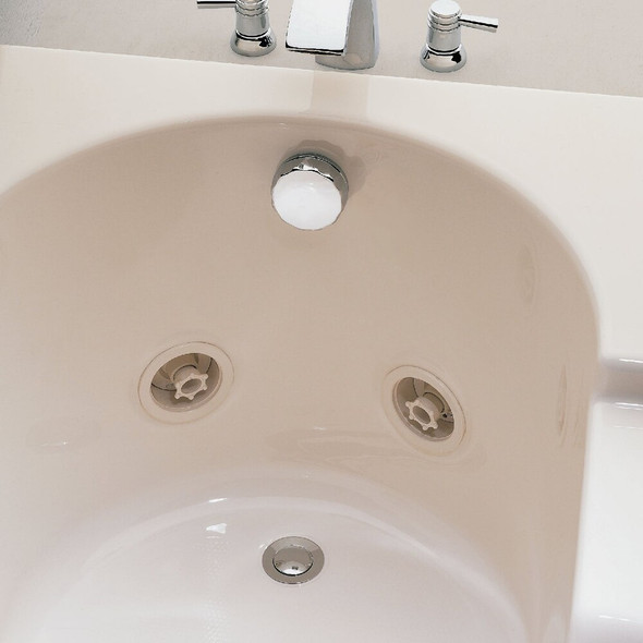 Keeney Schedule 40 PVC Cable Drive Bath Drain with Polished Chrome Trim 645PVC 456853