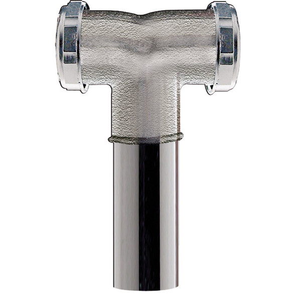 Do it Best 1-1/2 In. Chrome Plated Center Outlet Tee and Tailpiece DIB20218