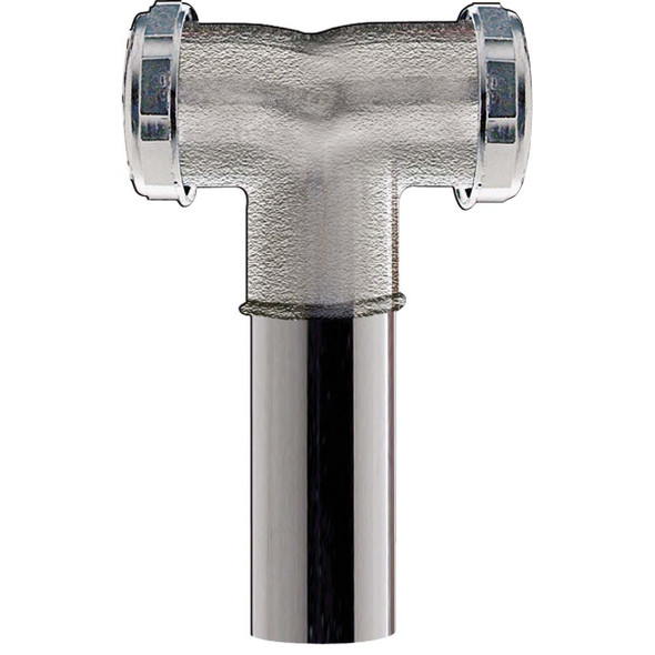 Do it Best 1-1/2 In. Chrome Plated Center Outlet Tee and Tailpiece DIB20218