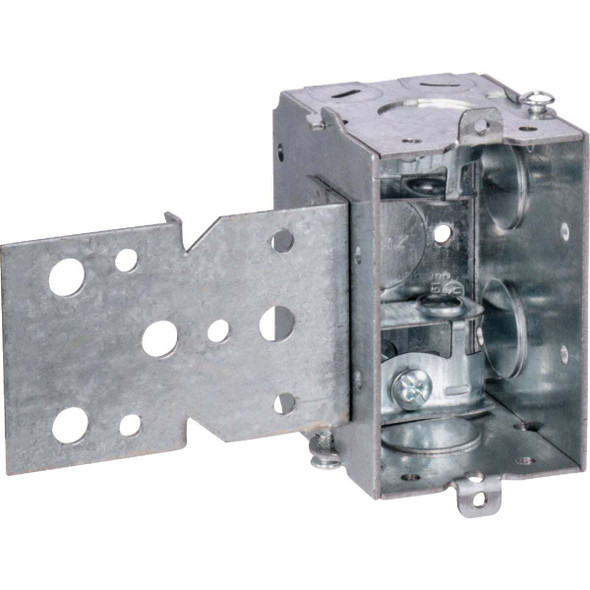 Southwire 1-Gang Steel Welded Armored Cable Wall Box G601-BBX-UPC