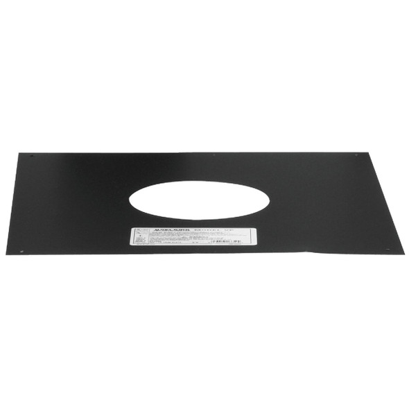 SELKIRK VP Pellet Pipe 12-1/2 In. Galvanized Trim Plate 243502