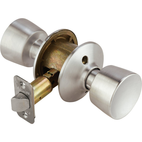 Schlage Bell Satin Chrome Hall & Closet Door Knob F10VBEL626