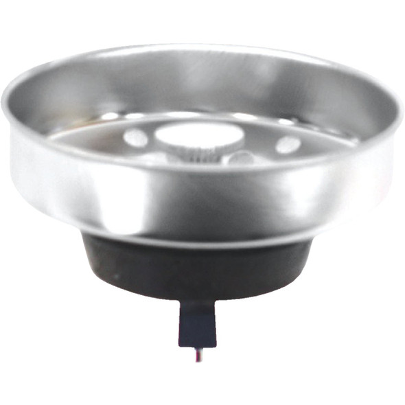 US Hardware 1-1/2 In. Metal Basket Strainer Stopper with Post for Mobile Home